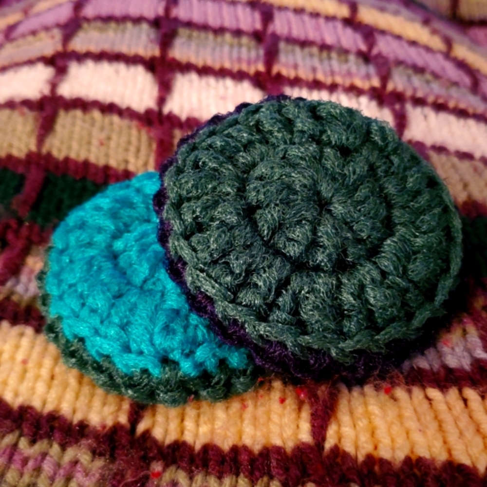 Crochet pot scrubber